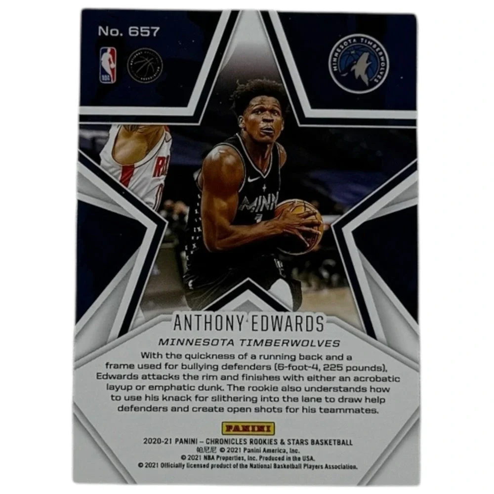 2020-21 Panini Chronicles‎ - Rookies and Stars Anthony Edwards #657 (RC)